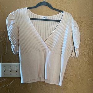 Express short sleeve sweater